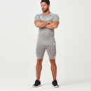 Charge Compression Shorts - S - Grey Marl