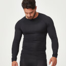 Compression Long Sleeve Top - Black - M - Black