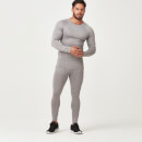 Charge Compression Long Sleeve Top - S - Grey Marl