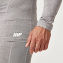 Charge Compression Long Sleeve Top - S - Grey Marl