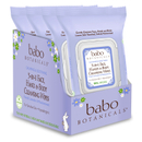 Babo 3-in-1 Calming Face, Hand, Body Wipes - Lavender & Meadowsweet (4 Pack)