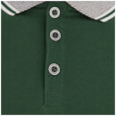 Polo Homme Homme Lorenzo Brave Soul - Gris Clair/Vert