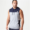 Sudadera con Capucha y Sin Mangas Superlite - XXL - azul marino