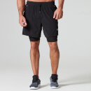 Dual Shorts - L - Black