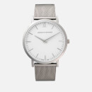 Larsson & Jennings Women's Lugano 40mm Silver Stainless Steel Metal Watch - Silver Chain Metal