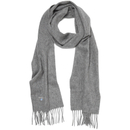 Barbour Men's Plain Lambswool Scarf - Light Grey Marl