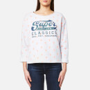 Superdry Women's Classics Palm Crew Neck Sweatshirt - Ice Marl