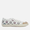 Ash Women's Majestic Star Print Trainers - Seta/White