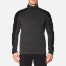 The North Face Men's Glacier Delta 1/4 Zip Fleece - TNF Dark Grey Heather