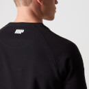 Klassischer Pullover mit Rundhalsausschnitt - S - Schwarz
