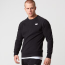 Klassischer Pullover mit Rundhalsausschnitt - S - Schwarz