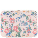 The Vintage Cosmetics Company Pedicure Purse - Pink/Floral Satin