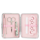 The Vintage Cosmetics Company Pedicure Purse - Pink/Floral Satin