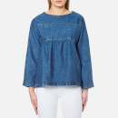 Waven Women's Annelie T Top - Mid Blue