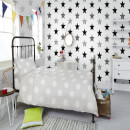 Superfresco Easy Kids' Superstar Star Print Black/White Wallpaper