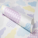 Superfresco Easy Kids' Marshmallow Pastel Clouds Wallpaper
