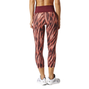 adidas Women's 3/4 Tights - Print/Maroon