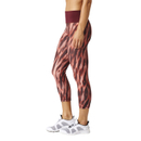 adidas Women's 3/4 Tights - Print/Maroon