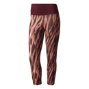 adidas Women's 3/4 Tights - Print/Maroon