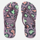 Havaianas Kids' Animal Print Slim Flip Flops - Petunia