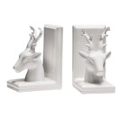 Deer Bookends (Set of 2) - White Dolomite