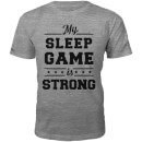 Sleep Game Slogan T-Shirt - Grey