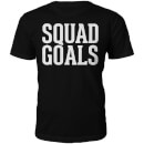 Squad Goals Slogan T-Shirt - Black