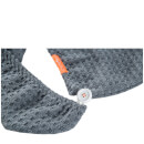 Aquis Hair Turban Waffle Luxe Moody Gray