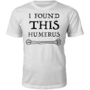 Humerus Slogan T-Shirt - White