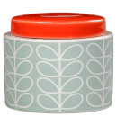 Orla Kiely Small Storage Jar - Duck Egg Blue