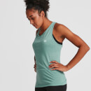 IdealFit Open Back Vest Tank Top - Soft Khaki