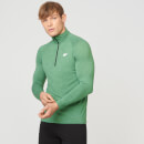Performance Long-Sleeve ¼ Zip-Top - XL - Green