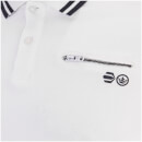 Polo Homme Crazer Crosshatch - Blanc