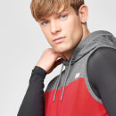 Superlite Sleeveless Hoodie - M - Rood