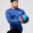 Maglia a Maniche Lunghe Seamless - XXL - Blu Navy