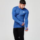 Maglia a Maniche Lunghe Seamless - XXL - Blu Navy