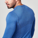Maglia a Maniche Lunghe Seamless - XXL - Blu Navy