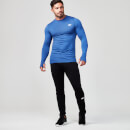 Maglia a Maniche Lunghe Seamless - XXL - Blu Navy