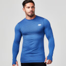 Maglia a Maniche Lunghe Seamless - XXL - Blu Navy