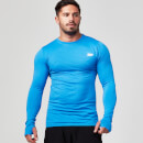 Seamless Long-Sleeve T-Shirt - XL - Blau