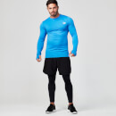 Seamless Long-Sleeve T-Shirt - XL - Blau
