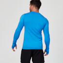 Seamless Long-Sleeve T-Shirt - XL - Blau