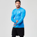 Seamless Long-Sleeve T-Shirt - XL - Blau