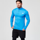 Seamless ¼ Zip-Top - S - Blue