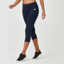 Classic Heartbeat 7/8 Leggings - XS - Navy