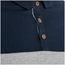 Polo Homme Pan de Couleur Ceaser Brave Soul - Gris Chiné