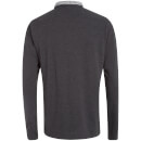 Polo à Manches Longues Homme Hatter Brave Soul - Gris Chiné