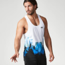 Digital Geo Print Stringer Vest