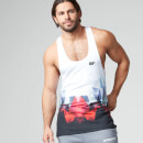 Digital Geo Print Stringer Vest
