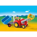 Playmobil 1.2.3 Tractor with Trailer (6964)